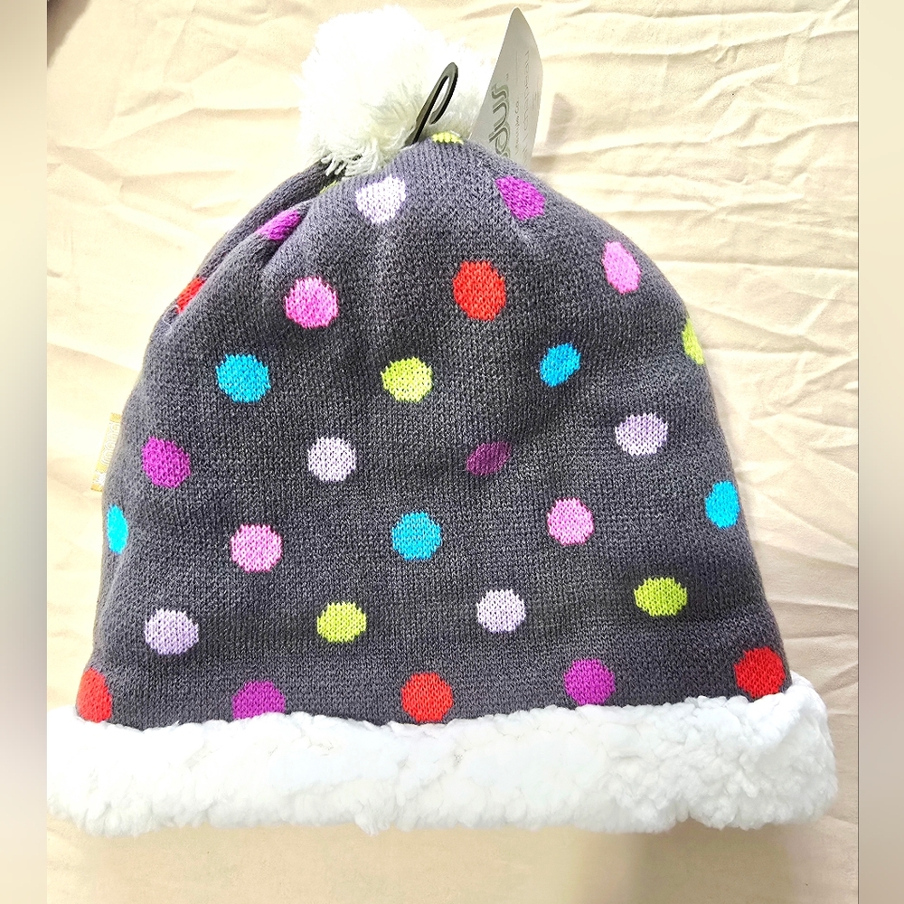 NEW! Pudus Winter Beanie Hat With Pompom